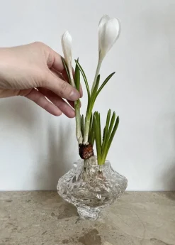 Canyon Vase Mini, clear fra Hein Studio