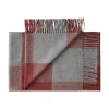 Caracas Plaid, beetroot fra Silkeborg Uldspinderi