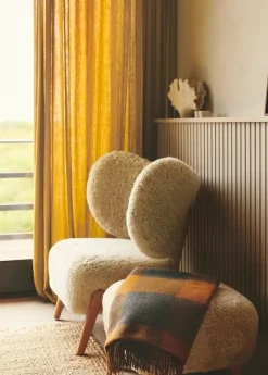 Caracas Plaid, caramel fra Silkeborg Uldspinderi