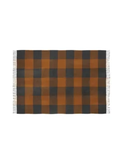 Caracas Plaid, caramel fra Silkeborg Uldspinderi