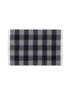 Caracas Plaid, marina fra Silkeborg Uldspinderi