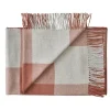 Caracas Plaid, rosewood fra Silkeborg Uldspinderi