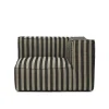 Catena Armrest Right Louisiana, sand/black fra Ferm Living