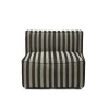 Catena Sofa Center Louisiana, sand/black fra Ferm Living
