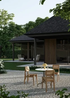 C-Chair Outdoor spisebordsstol, French Cane fra GUBI