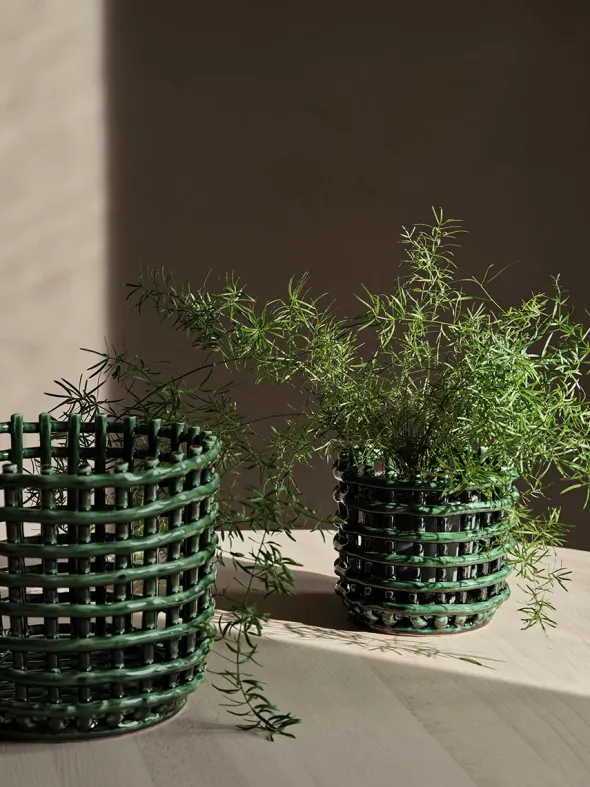 Ceramic Basket, large fra Ferm Living