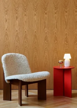 Chisel Lounge Chair m/polstring fra Hay