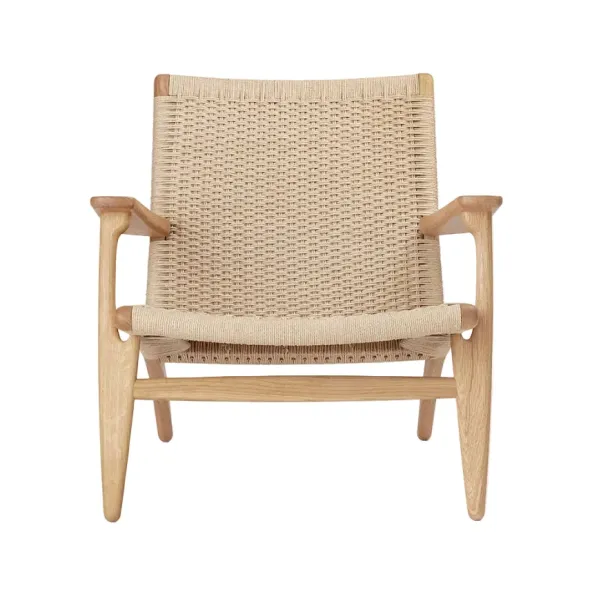 CH25 Loungestol, eg olie af Hans J. Wegner