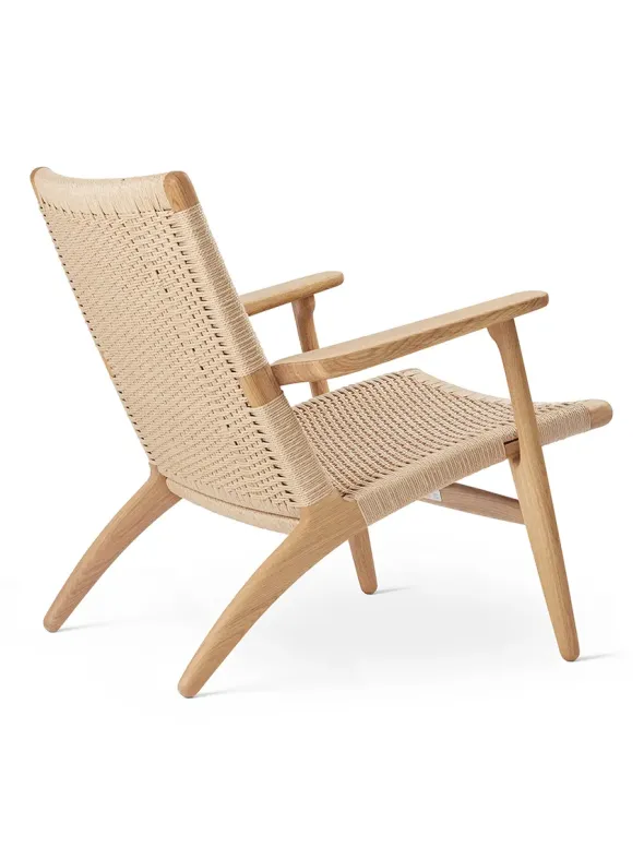 CH25 Loungestol, eg olie af Hans J. Wegner