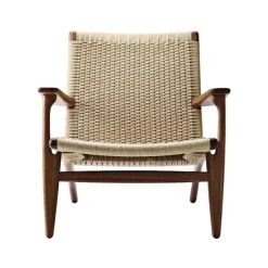 CH25 Loungestol, valnød olie af Hans J. Wegner