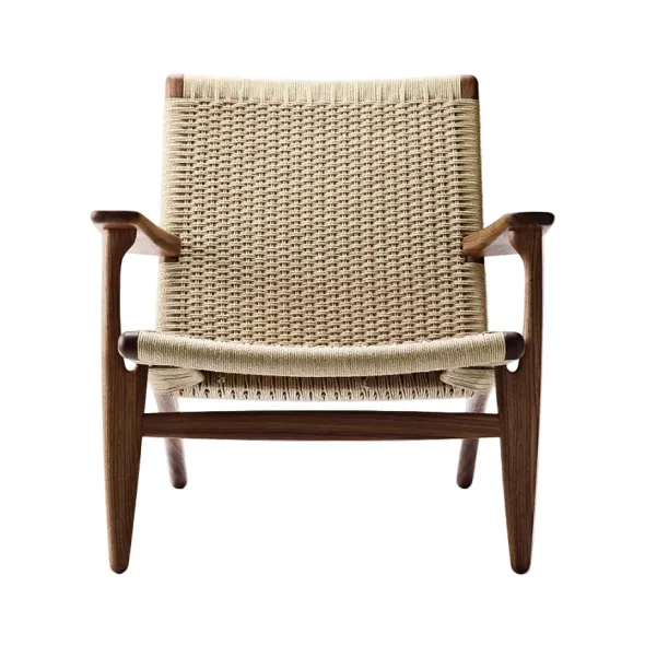 CH25 Loungestol, valnød olie af Hans J. Wegner