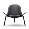 CH07 Skalstol, eg sortmalet/Thor 301 af Hans J. Wegner