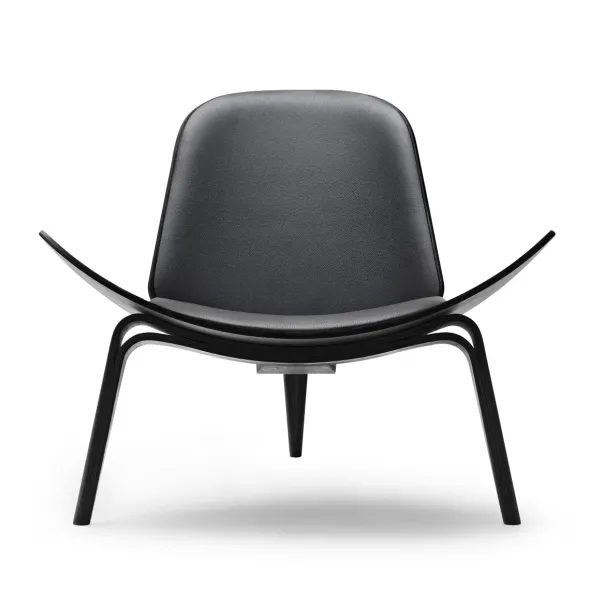 CH07 Skalstol, eg sortmalet/Thor 301 af Hans J. Wegner