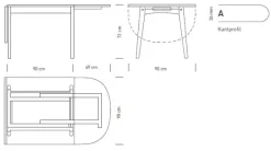 CH002 Spisebord fra Carl Hansen & Søn
