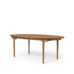 CH338 Spisebord, Teak Mix Special Edition inkl. 1 tillægsplade fra Carl Hansen & Søn