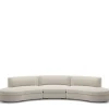 Coda sofa, configuration 8 Dark Zink fra New Works