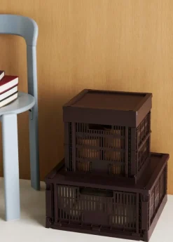 Colour Crate Cube, Charcoal fra Hay