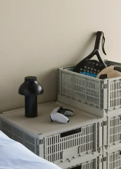 Colour Crate Large Square, Grey fra Hay