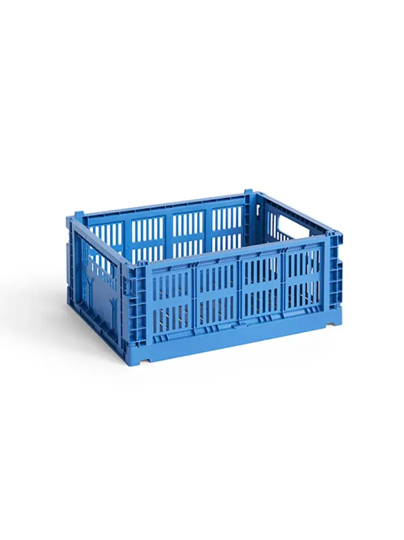 Colour crate M, electric blue fra Hay