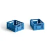 Colour Crate Mini 2 Stk., electric blue fra Hay