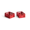 Colour Crate Mini 2 Stk., red fra Hay