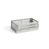 Colour crate S, light grey fra Hay