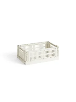 Colour crate S, off white fra Hay