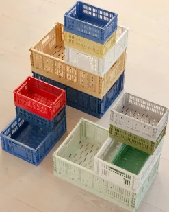 Colour crate S, red fra Hay
