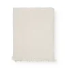 Cotton throw, Pure Ecru fra Aiayu