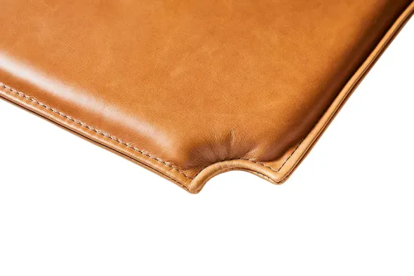 Deluxe Hynde til Y-stol CH24, cognac anilin læder