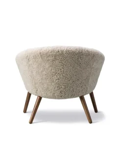 Ditzel Lounge Chair, lammeskind fra Fredericia Furniture