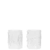 Doodle Glasses Tall, sæt á 2 stk. fra Ferm Living