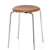 Dot skammel, valnød af Arne Jacobsen