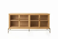 Dowry II kabinet, eg, clear glass fra Stellar Works