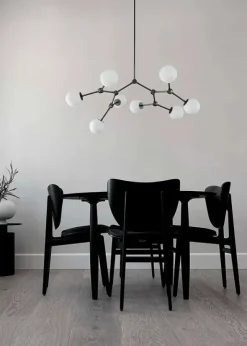 Drop Bulp Chandelier, mini grey fra 101 Copenhagen