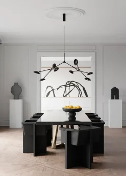 Drop Chandelier, burned black fra 101 Copenhagen