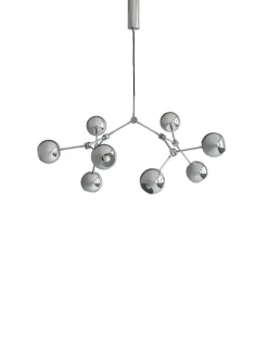 Drop Chandelier Globe, Mini, Chrome fra 101 Copenhagen