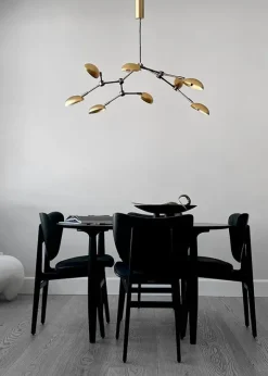Drop Chandelier, mini brass fra 101 Copenhagen