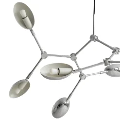 Drop Chandelier, mini chrome fra 101 Copenhagen