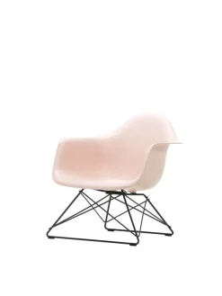 Eames Plastic Armchair LAR, sortlakeret fra Vitra