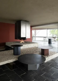 Epic Coffee Table Ø80 cm, steel fra GUBI