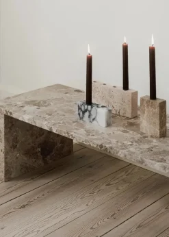 Epode Lysestage, calacatta violetta fra Wabi Sabi Nordic