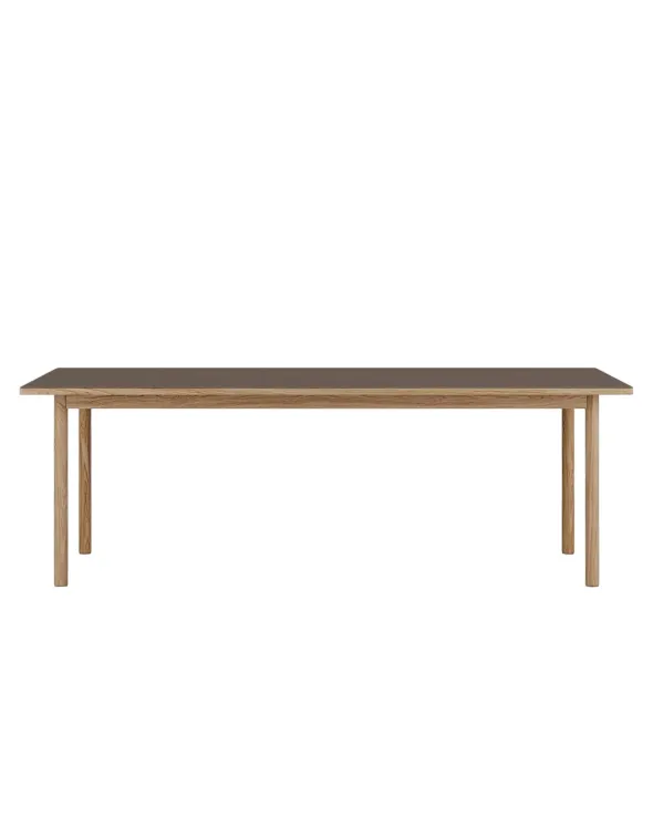 ESSENTIAL OAK spisebord 220x90 cm Espresso, fra WB Manufaktur