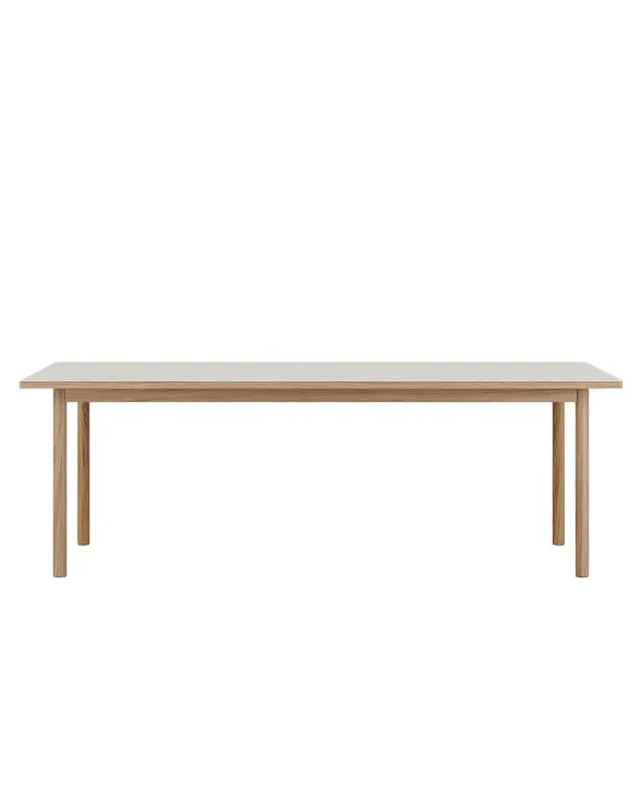 ESSENTIAL OAK spisebord 220x90 cm Mushroom, fra WB Manufaktur