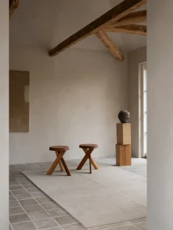 Faded Noren gulvtæppe, Cream fra Linie Design
