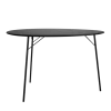 FH3603 Æggebordet, Special Edition i sort ask, sort stel af Arne Jacobsen