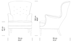 FH419 Heritage Chair af Frits Henningsen