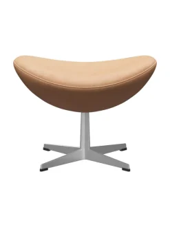 3127 Fodskammel til Ægget af Arne Jacobsen læder
