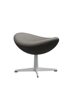 3127 Fodskammel til Ægget af Arne Jacobsen læder