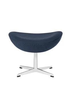 3127 Fodskammel til Ægget af Arne Jacobsen læder